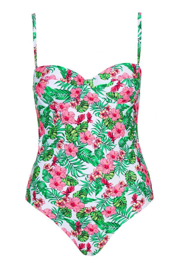 Topshop Hawaiian Floral Swimsuit, £36