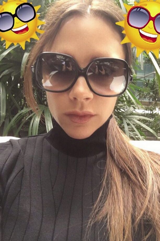 Victoria Beckham Shares One Of Her First Ever Selfies (And It's Pout-Tasttic), 2016