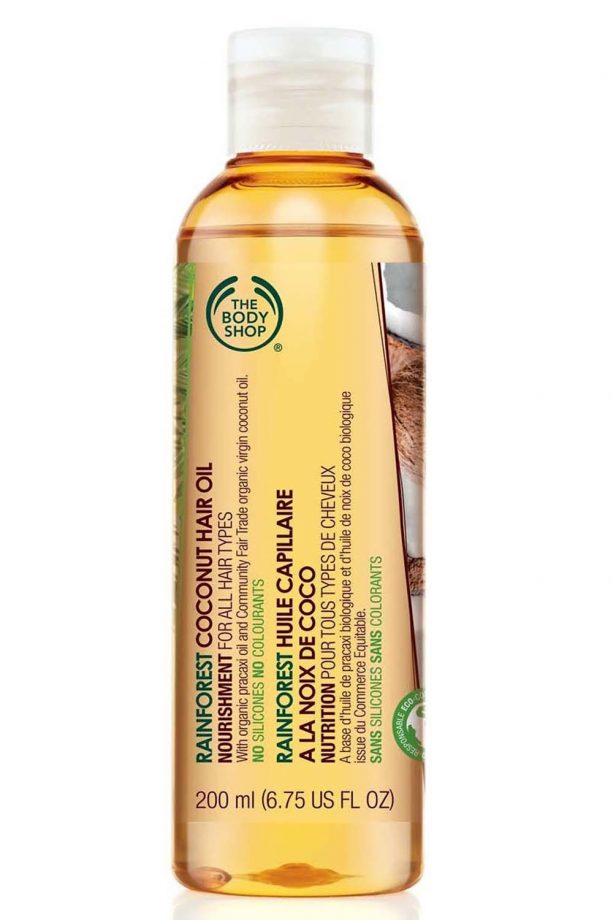 The Body Shop Rainforest Coconut Hair Oil, £7