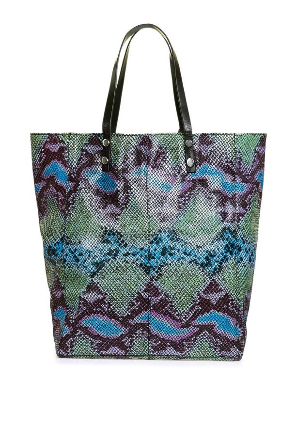 Topshop Snake Embossed Shopper Bag, £49