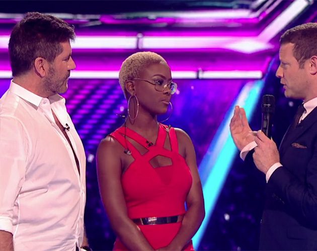 Gifty could barely contain her disappointment as she was voted off The X Factor...