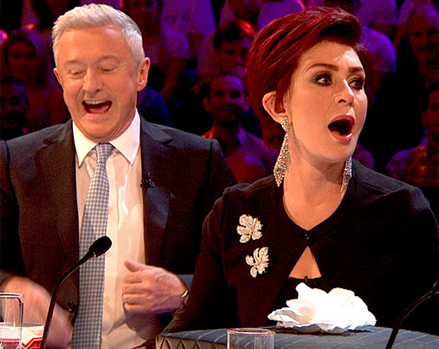 Louis Walsh and Sharon Osbourne