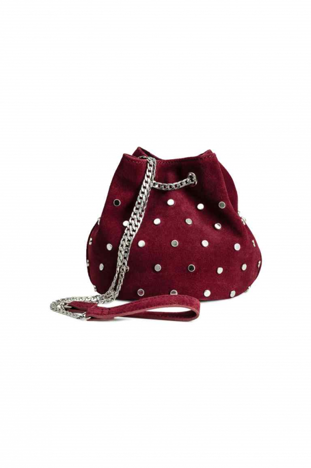 Burgundy Bucket Bag, £29.99, H&M