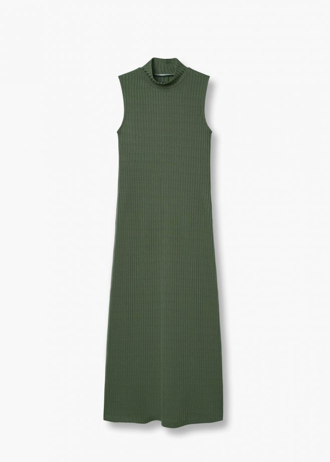 Mango Ribbed Long Dress £25.99
