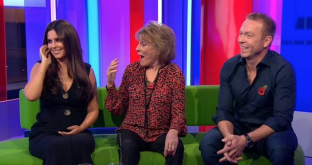 Cheryl gave parenting advice to Olympian Chris Hoy