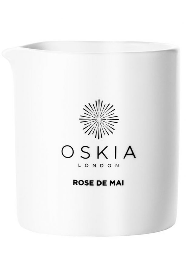 Oskia London Rose De Mai Massage Candle, £36