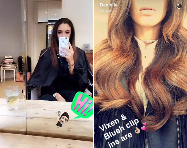 Danielle Peazer's before and after shot
