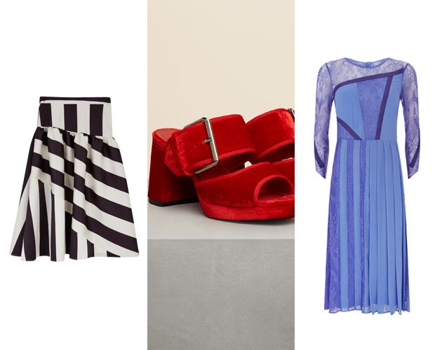 Skirt, £129; Shoes, £89; Dress, £99; All Finery