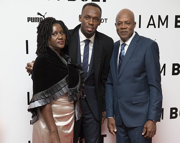Usain Bolt at the I Am Bolt premiere