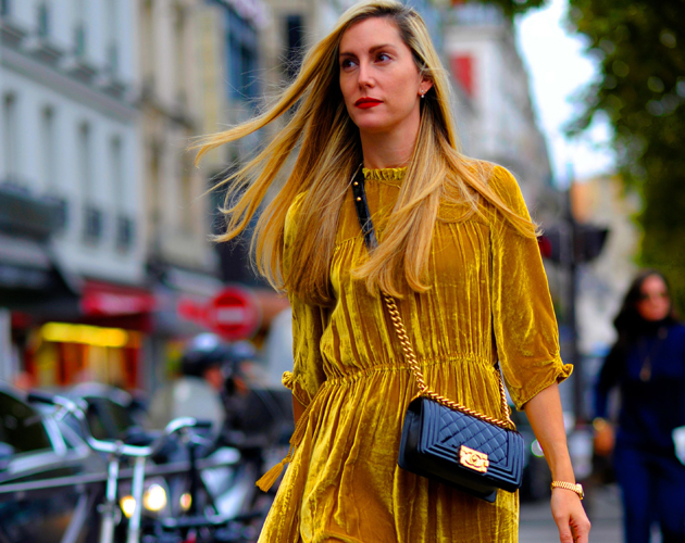 Velvet Dresses The Best To On High Street Now Arrival For Comme Des Gar Ons On Boulevard De Rochechouart Paris Fashion Week Ss17 Fw16 2016 Street Style Spring Summer 2017