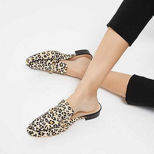 Backless loafers, £55, River Island