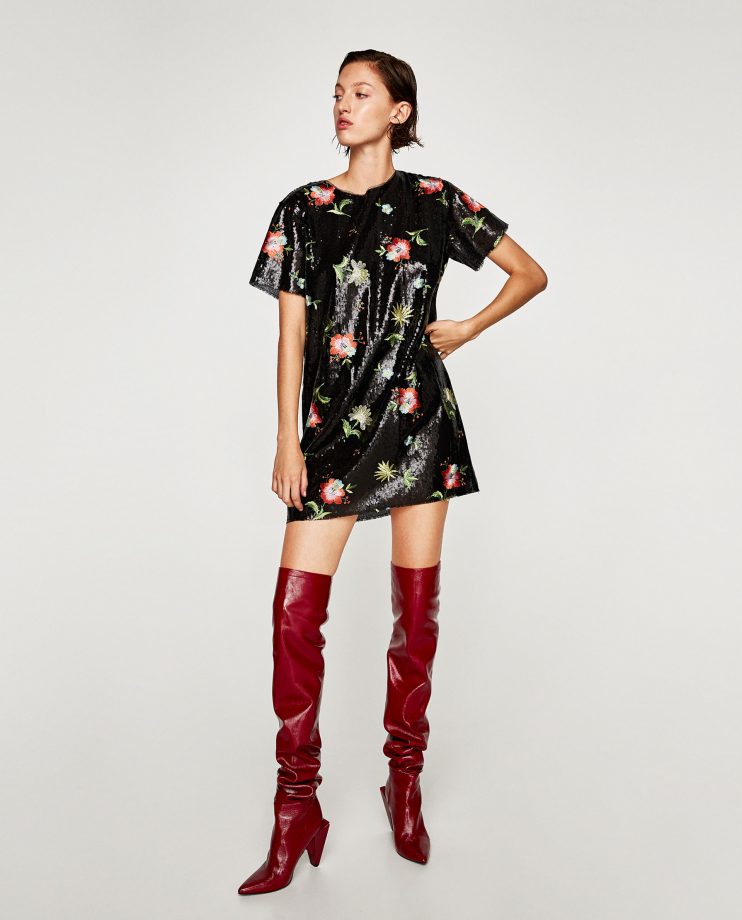 sequin dress
