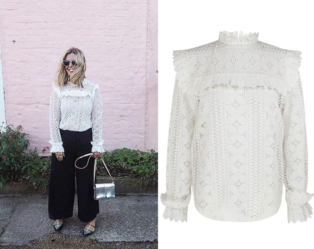 Look influencer Erica Davies shows us how to rock the Monsoon power blouse