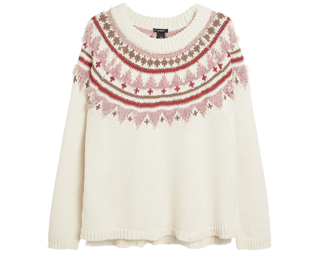 Cream Fair Isle Knit, £39.99, Lindex