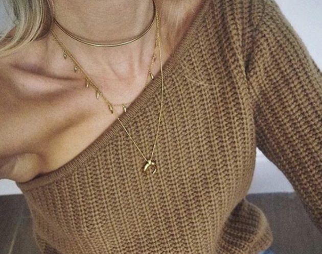 Super blogger Lucy Williams shoes off her cult Missoma necklace