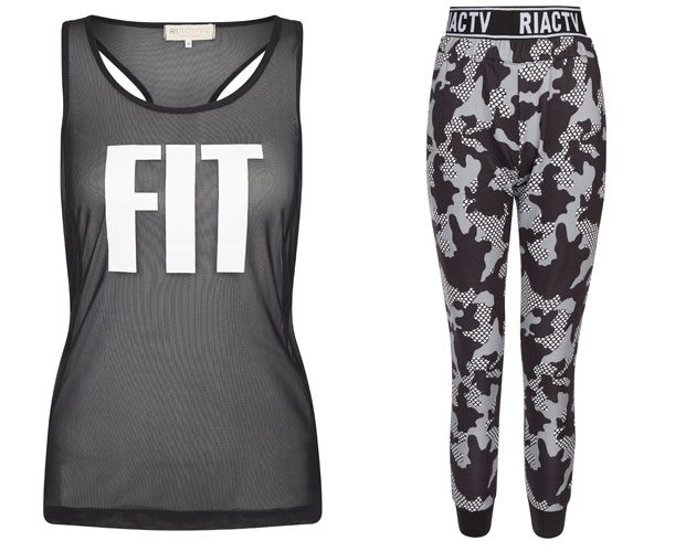 Vest, £18; Joggers, £30