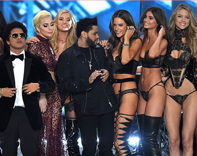 The Weeknd at the Victoria's Secret show