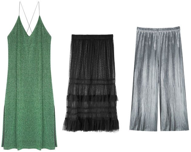 Dress, £39; Skirt, £49; Trousers, £39