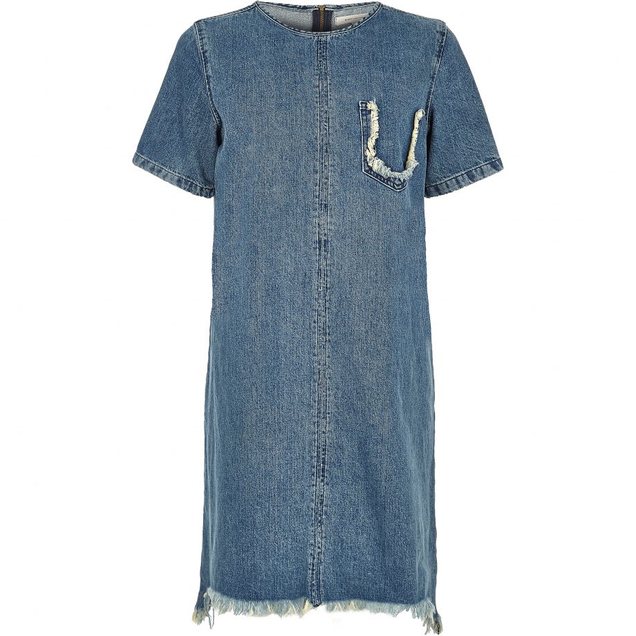 Denim T-shirt Dress, £32, River Island