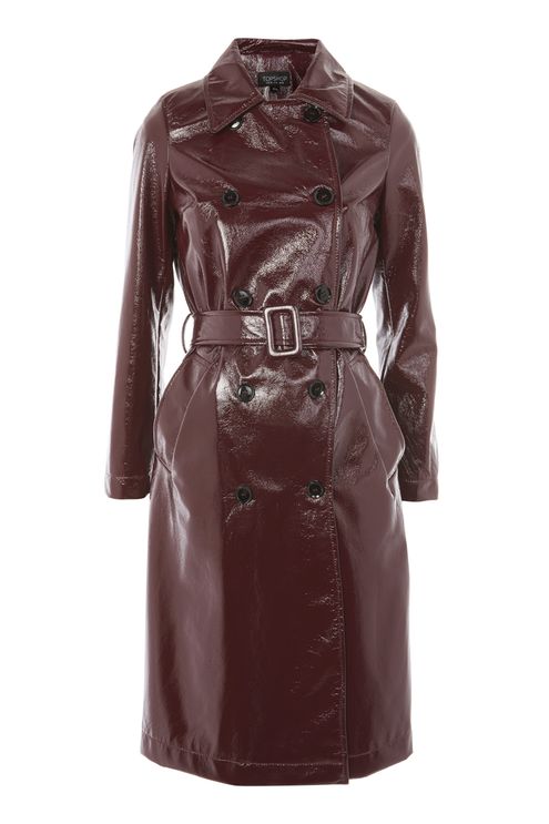 Topshop Vinyl Trench Coat £89