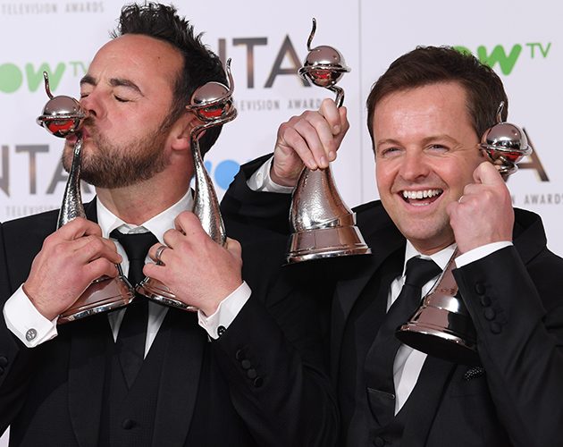 And and Dec at the National Television Awards