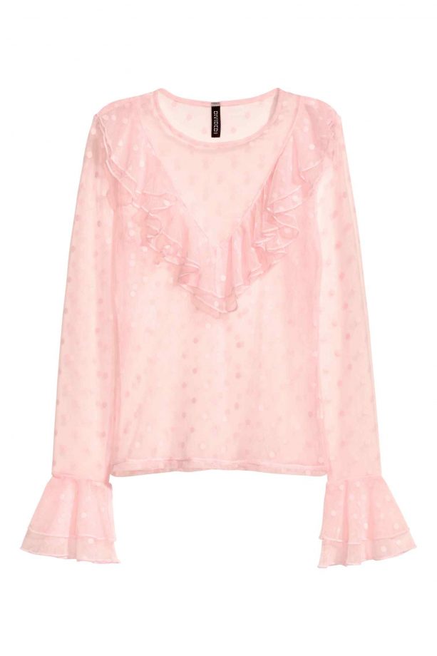 Spotty Ruffle Top, £14.99 H&M