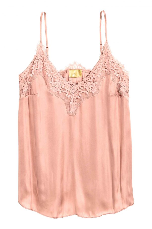 Silky Peach Cami, £19.99, H&M