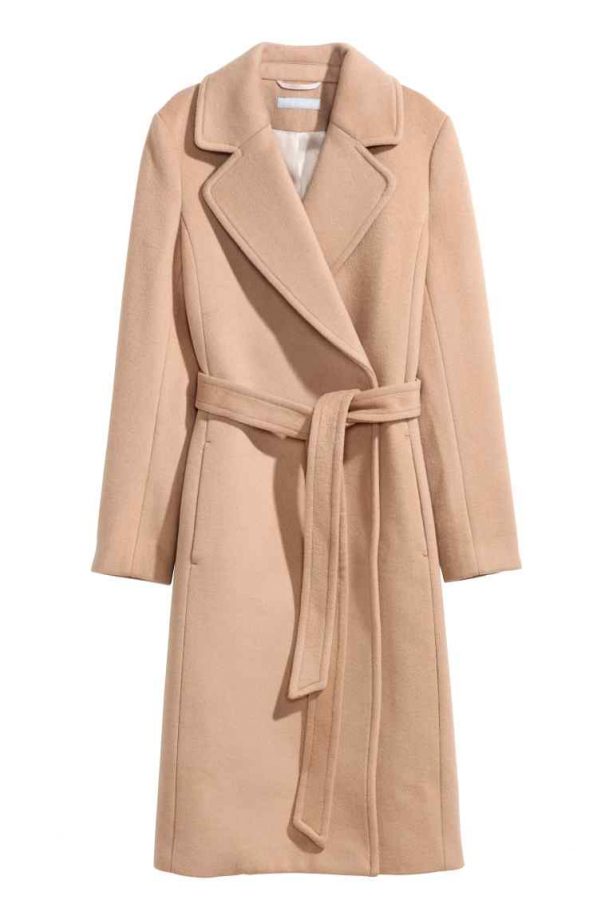 HM Camel Wool Blend Coat £79.99