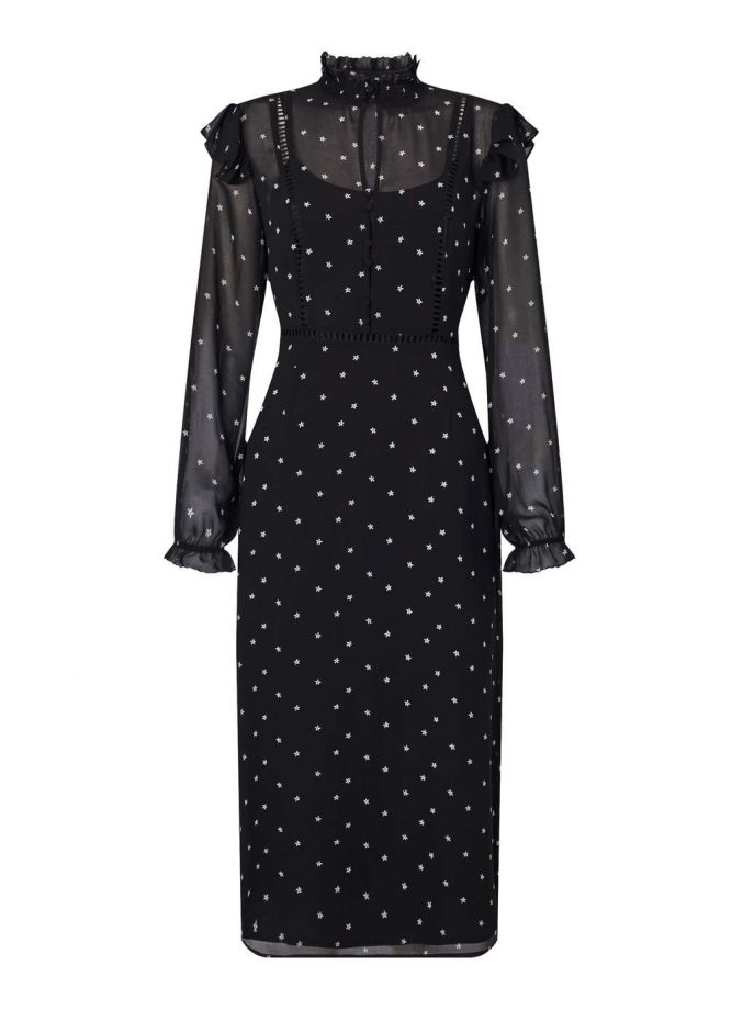 Sheer Midi Dressm £65, Miss Selfridge