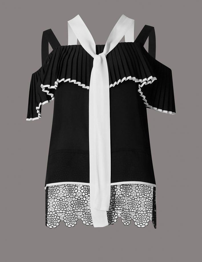 Lace Bardot Top, £49.50, M&S