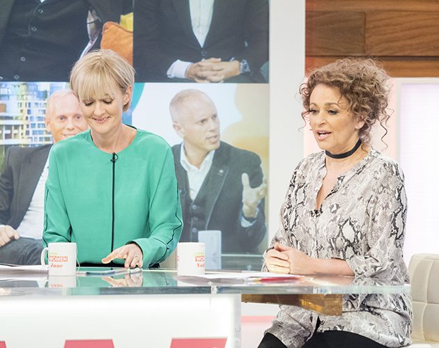 Nadia Sawalha blouse