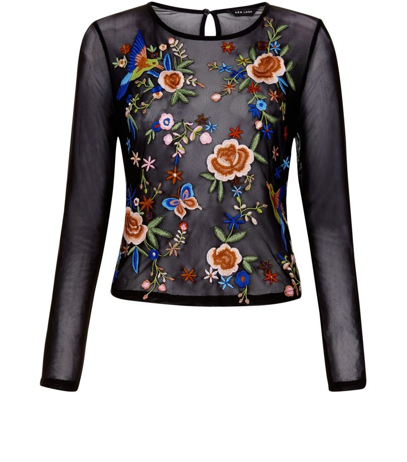 Embroidered Top, £29.99, New Look