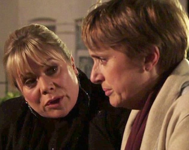 Sharon Mitchell and Michelle Fowler on EastEnders