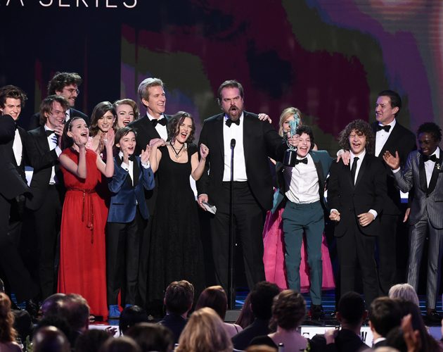 Stranger Things cast at the SAG Awards