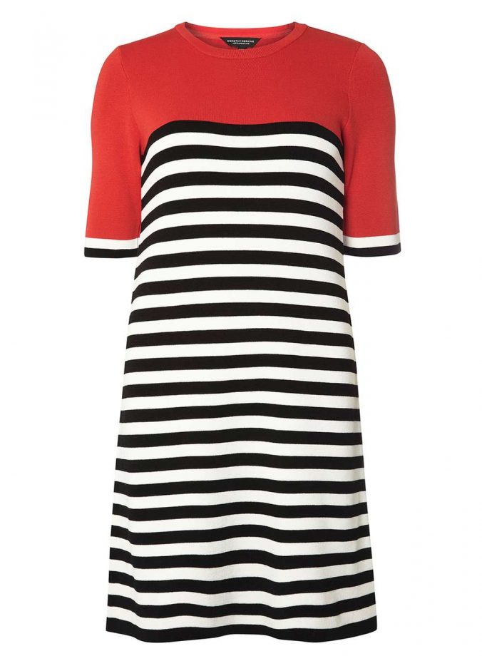 Striped T-short Dress, £30, Dorothy Perkins