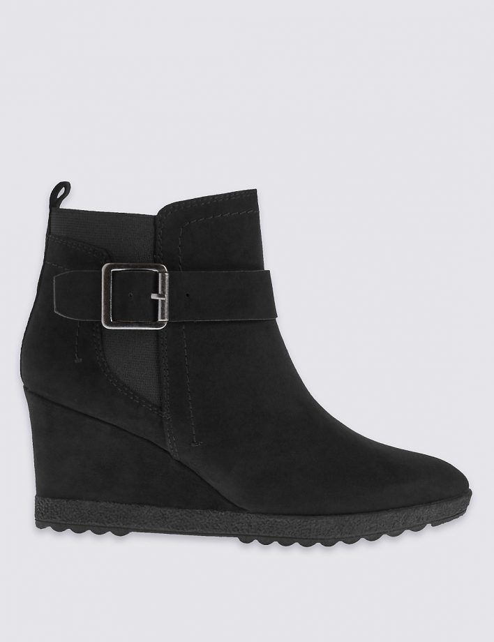 M&S Wedged Chelsea Boots, £35