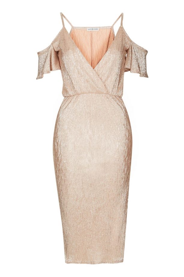 Rare Gold Cold Shoulder Dress £45