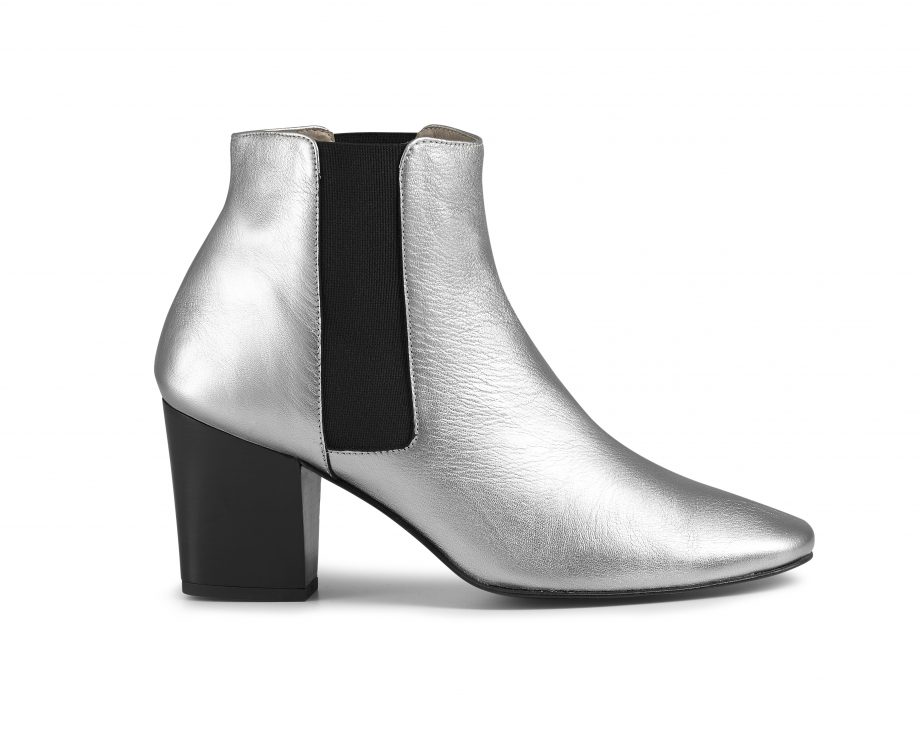 Sosandar Silver Chelsea Boots, £95
