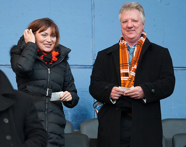 Lorraine Kelly and her husband Steve Smith