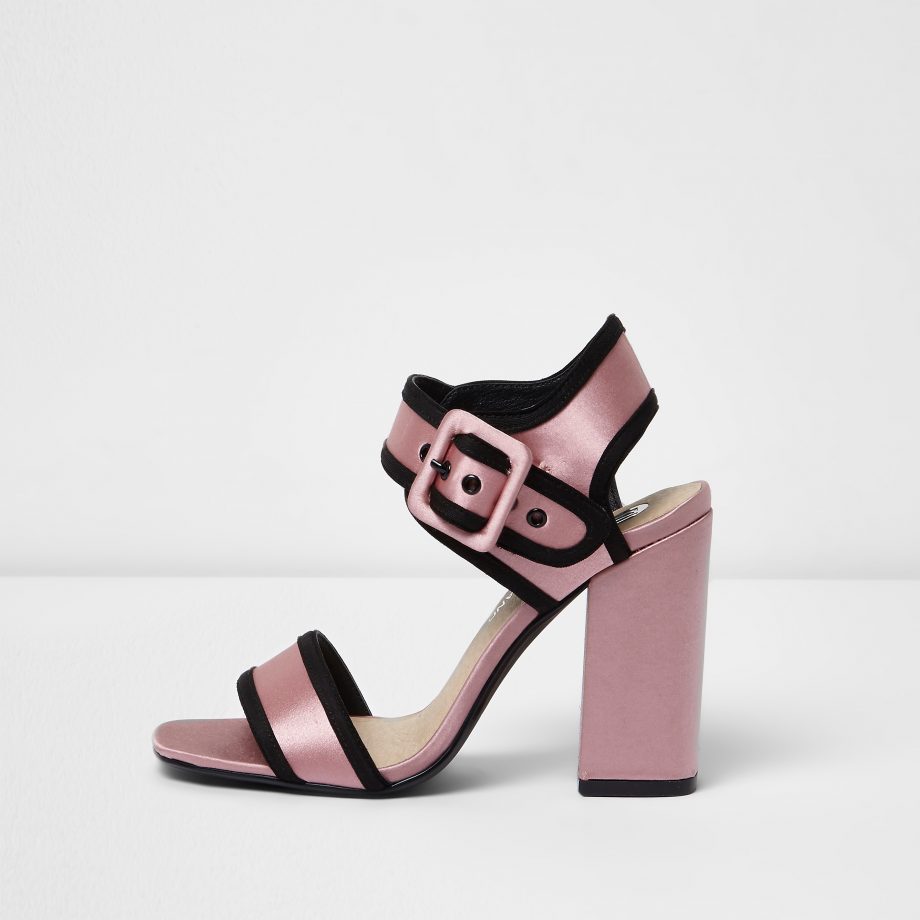 Satin Heels, £45, River Island