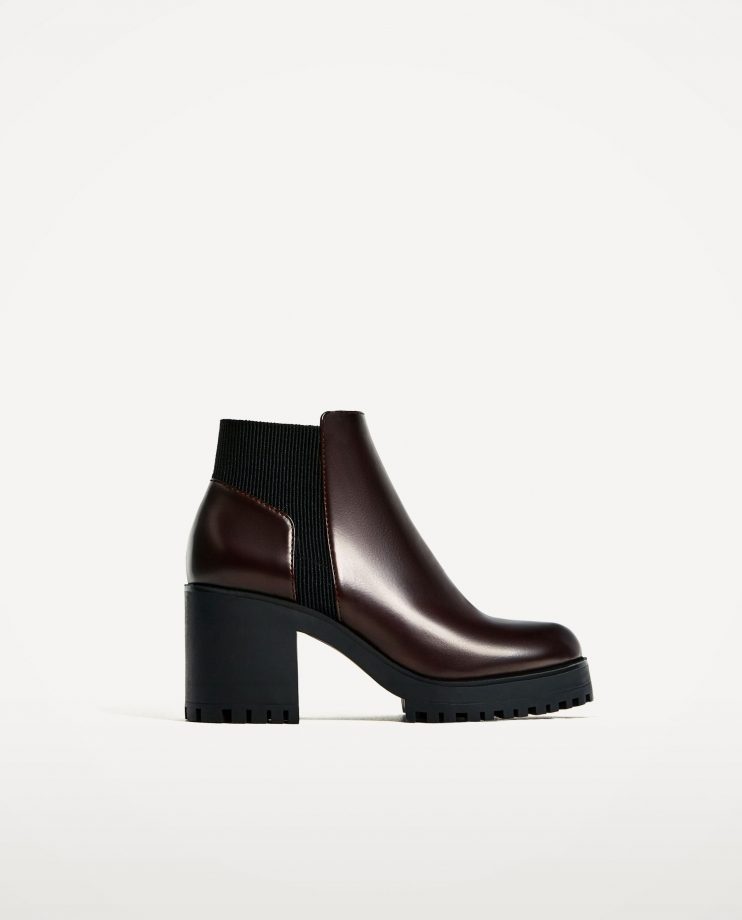 Zara Chunky Ankle Boots, £29.99