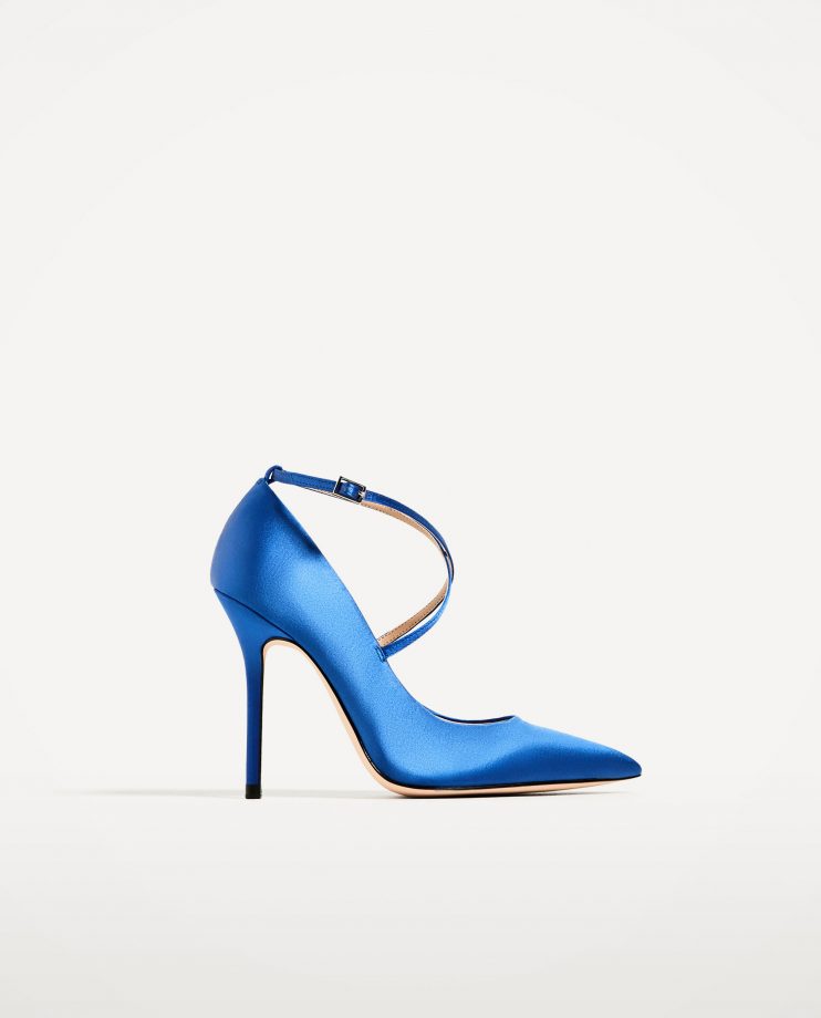 Satin Heels, £45, Zara