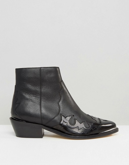 Black ankle boots, £65, ASOS