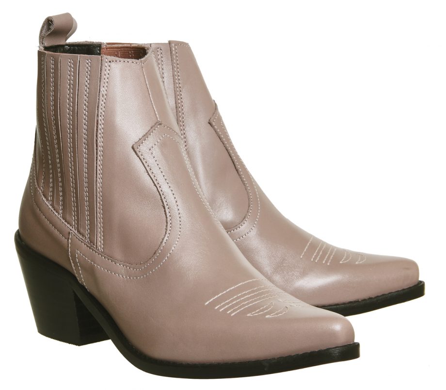 Light pink western boots, £88, Office