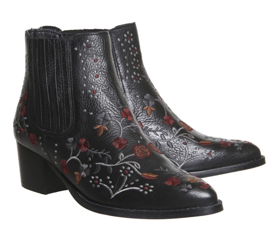 Embroidered western boots, £90, Office