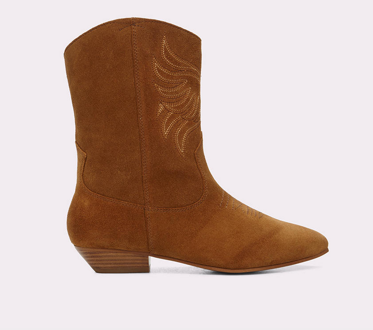 Light brown western boots, £90, ALDO