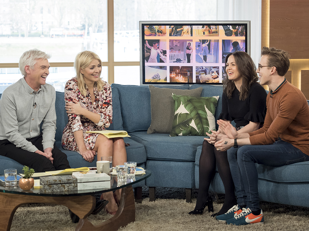 Tom Fletcher and Giovanna Fletcher on This Morning
