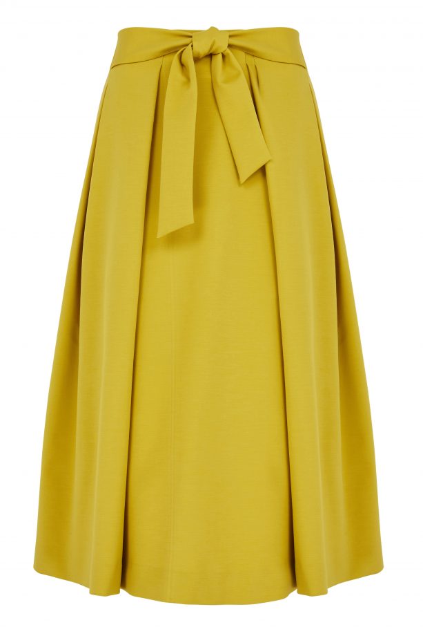 Marks & Spencer Yellow Midi Skirt, £45