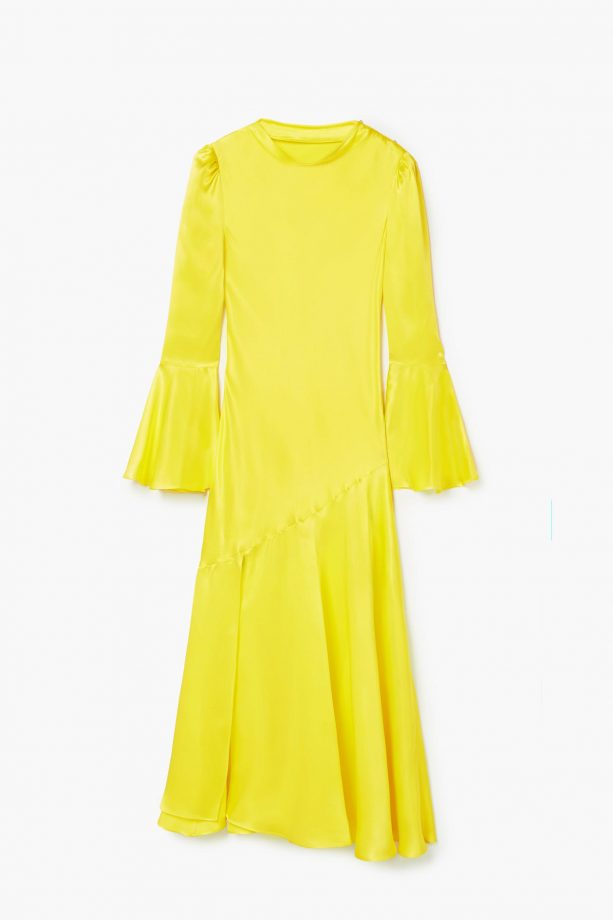 Mango Silk Yellow Dress, £169.99