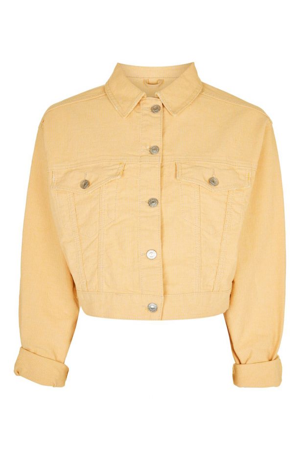 Topshop Yellow Denim Jacket, £55